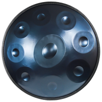 阿萨斯手碟鼓10音手工HanDpan专业钢舌鼓可打击乐器 蓝色