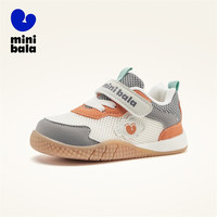 迷你巴拉 MINI BALA 童鞋宝宝学步鞋春款男女童网面透气缓震跑步运动鞋步前鞋   码适合脚长13.5-14.0cm
