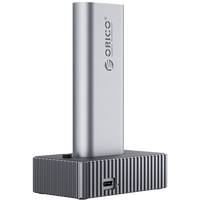 奥睿科（ORICO）M.2双协议硬盘底座 移动固态SSD硬盘盒子M2转USB/Type-C散热保护盒适用台式机笔记本IT18