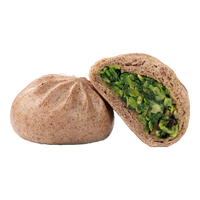 舒汇舒汇慢谷低GI早餐青菜包子4只装 孕妇老人粗粮饱腹糖友主食慢升糖 慢谷低GI青菜包