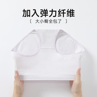 芬腾内裤女士【纯棉 7A裆】简约纯色轻收腹中高腰三角裤4条装 浅紫/浅粉/浅兰/豆绿 4条 L