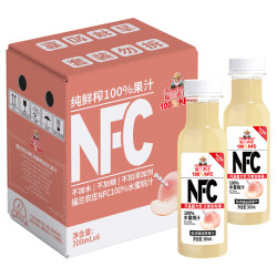 福兰农庄 Farmerland NFC水蜜桃汁 300ml*6瓶