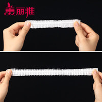 美丽雅一次性保鲜膜套食品级家用保鲜袋带松紧封口保鲜膜罩 袋装100只