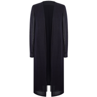 PORTS宝姿女装简约纯色中长针织开衫LL8K010KZE014 丈青 均码 M/L