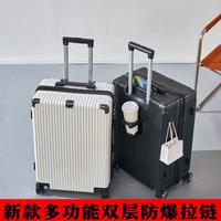 PARK DANCE 拉杆箱旅行箱新款防爆结实拉链密码耐用行李箱密码箱万向轮大容量