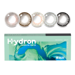 HYDRON 星眸印象之美彩色隐形眼镜大小直径美瞳月抛2片 气质棕 375度