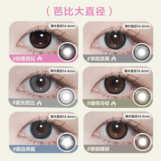 COFANCY可糖 美瞳日抛芭比大直径 隐形眼镜10片装 甜品师蓝（蓝）0度 【芭比大直径】甜品师蓝