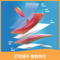 得力（deli）相纸彩色喷墨打印机照片纸防水着色均匀高光面相片纸家用细绒照片打印纸彩色相册纸 A4-单面高光-200G-20张/包