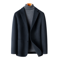 【亲肤棉柔&含绵羊毛】春季男士挺括有型两粒扣西装外套西服男