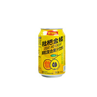 鲜绿园枇杷金橘复合饮品鲜榨果汁秋季清热降火低糖聚餐310ml*1罐 枇杷金橘310ml*1罐