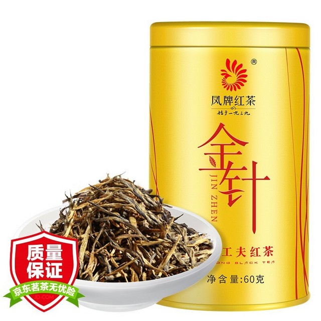 凤牌 凤庆滇红茶 2024年 特级 金针 金芽茶 蜜香型 60g