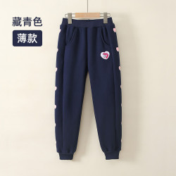 小马宝莉 女童休闲运动裤2025春中大童女孩时尚卫裤儿童洋气束脚长裤潮