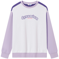 XTEP特步儿童童装女童秋季上衣轻弹舒适圆领套头卫衣