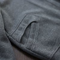 子牧棉麻2024秋装 女复古宽松型拉链纯色外套长袖立领显瘦开衫上衣5507 深灰色 XXL(建议140-150斤)