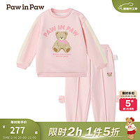 Paw in Paw PawinPaw卡通小熊童装2024年秋冬新款男女宝套装 Pink粉红色/25 100 cm