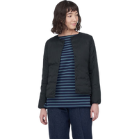 無印良品 MUJI(無印良品 )女式 轻量羽绒便携式 无领 夹克 羽绒服女款