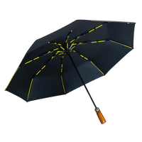 红叶红叶全玻纤双骨雨伞超大号雨具全自动伞折叠伞男双人雨伞晴雨两用  24骨以上 96骨