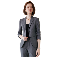 【上衣+裤子】西服套装女士正装商务通勤职业工装修身西装女