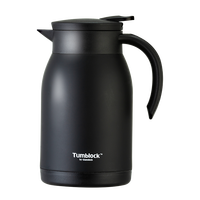 三光云彩 Glasslock真空不锈钢保温壶家用热水瓶韩式咖啡壶 黑色 900ml