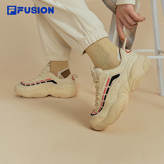 FILA FUSION 斐乐官方潮牌潮牌FIRE火焰鞋男鞋2025春季复古休闲篮球鞋