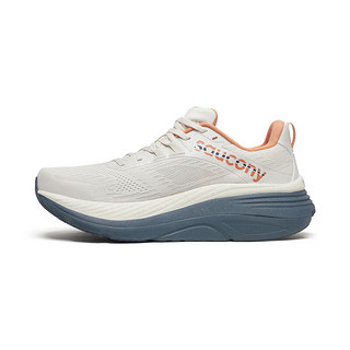 索康尼（SAUCONY）Saucony索康尼男HURRICANE 24飓风级稳定舒适跑鞋20933 香草白/灰蓝 42.5 (US9)