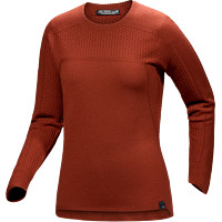 ARC'TERYX始祖鸟 HALLAM MERINO WOOL CREW 保暖 女子 抓绒衫