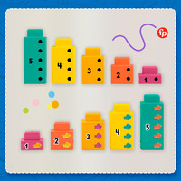 费雪（Fisher-Price）新年礼盒数字颜色学习桌早教玩具-费雪小小鳄鱼数学家JCT13