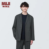 MUJI 男式 夹克 长袖 男士外套男款春秋 AC1W3A4S 深灰色 M(170/92A)