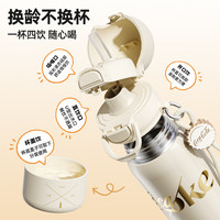 格米 GERM可口可乐儿童保温杯上学男孩吸管杯水杯2025杯子 极夜黑500ml【杯套款+2025新年甄选礼袋】