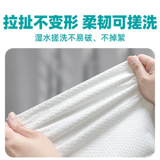 小植家一次性懒人抹布干湿两用吸油吸水洗碗布加厚加大厨房纸巾 吸水抹布50节*2/共100片