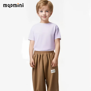 MQDMINI2025儿童裤子韩版男童女童中大童休闲欧棉绒长裤百搭4 春款休闲裤-粉色 120 （身高106-115cm）