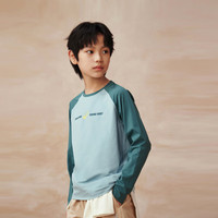 asics【新年】亚瑟士童装长袖针织T恤25年儿童新年红色 300绿色 170