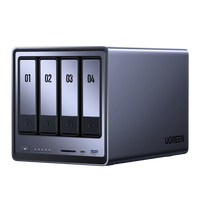 綠聯(lián)私有云DXP4800 Plus 16G內(nèi)存四盤(pán)位NAS網(wǎng)絡(luò)存儲(chǔ) 個(gè)人云硬盤(pán)家庭服務(wù)器 萬(wàn)兆網(wǎng)口 適用iPhone16