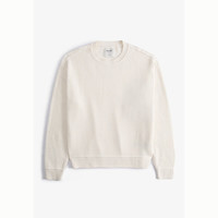 HOLLISTER24秋冬款条纹撞色慵懒打底圆领针织毛衣男装KI320-4042 白色 S (175/92A)