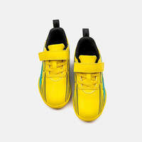 Kappa Kids卡帕童鞋儿童鞋男童运动鞋子轻便舒适跑步鞋炫酷足球鞋 黄 单层 36 36码