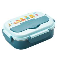 美厨（maxcook）316L不锈钢饭盒微波炉饭盒3格保温饭盒配餐具900ml蓝MCFT9318 316L不锈钢3格配餐具 蓝  900ml