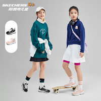 Skechers斯凯奇儿童老爹鞋奶茶熊青少年运动鞋子996212L 587淘气冰椰