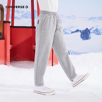 匡威（Converse）匡威童装男童女童加绒长裤裤子儿童运动裤卫裤休闲裤 岩岭灰 150 /58 【身高140-152cm】 150/63(M)