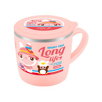 爱婴小铺 TISOU/爱婴小铺儿童不锈钢饮水杯子宝宝防摔防烫250ml