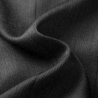 晚白2025春季时尚简约气质外套百搭纯色国风西装外套女 黑色 L