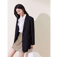 秋水伊人经典正肩西装外套秋季新款女商务休闲百搭西服
