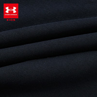 安德玛(Under Armour)童装秋冬儿童卫衣加厚保暖套头上衣男女童休闲服大童服244103105 黑色 160