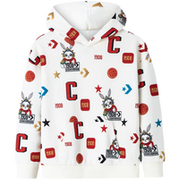 Converse 匡威童装男童连帽卫衣春秋儿童款休闲上衣 羽白色 150 /72 【身高140-152cm】 150/72