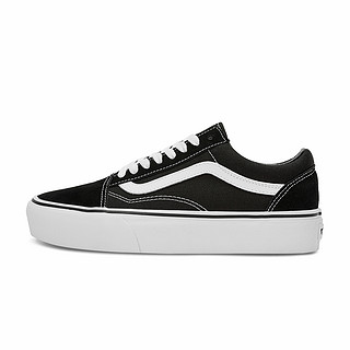 88VIP：VANS 官方 Old Skool Platform酷感黑厚底增高女鞋板鞋低帮