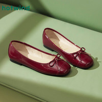 hotwind/热风 H07W25508 浅口 法式方头 平底 女士单鞋