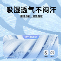 JEANSWEST SPORT真维斯集团儿童速干衣套装男童运动短袖短裤女童轻户外透气训练服 蓝(女童) 110