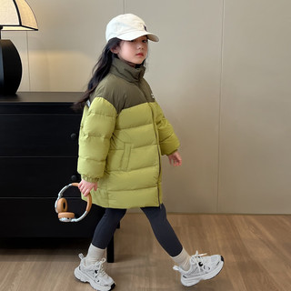 LUSON陈大猪女童羽绒服2024冬季新款洋气儿童保暖加厚外套