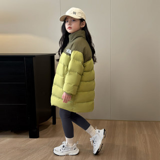 LUSON陈大猪女童羽绒服2024冬季新款洋气儿童保暖加厚外套