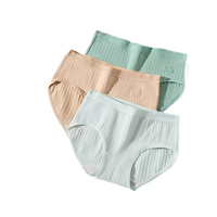 芬腾可安（FENTENGCARE）【7A抑菌100%纯棉裆】3条装女士内裤亲肤高弹中腰三角裤女YR