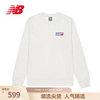 new balance NB官方25新款春季套头衫男简约百搭舒适卫衣 AHH MT41547 L